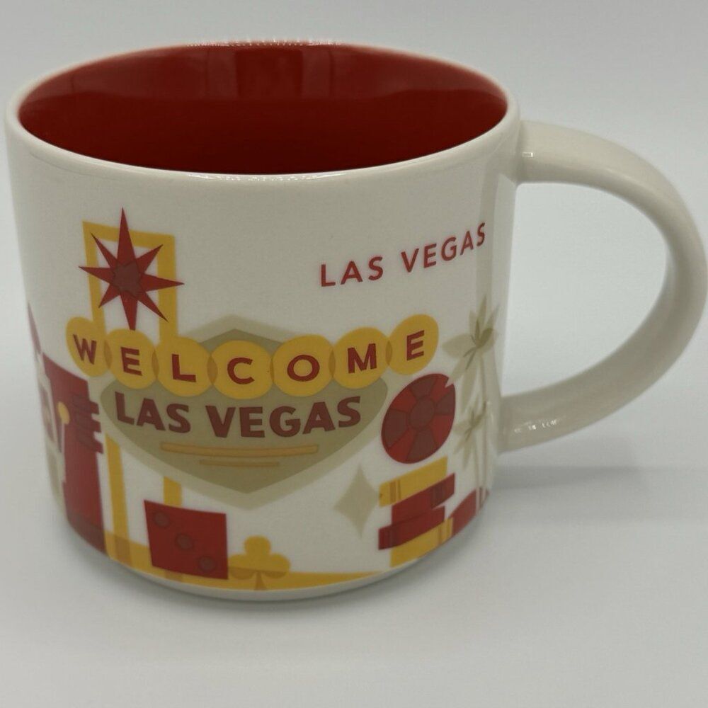 Starbucks Las Vegas You Are Here Series Collection 14oz Coffee Tea Mug Cup NEW